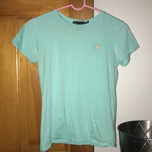 ralph lauren turquoise t-shirt